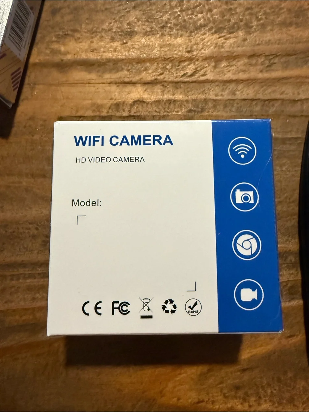 WiFi Camera HD Video Camera - White/Blue
